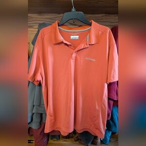 Columbia Men's Orange Polo Shirt
